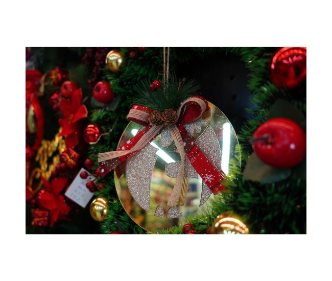 Ornament brad, Flippy, Ren, Auriu, Lucios, 17*17CM, Acril, Interior/ Exterior Ornament brad, Flippy, Ren, Auriu, Lucios, 17*17CM, Acril, Interior/ Exterior