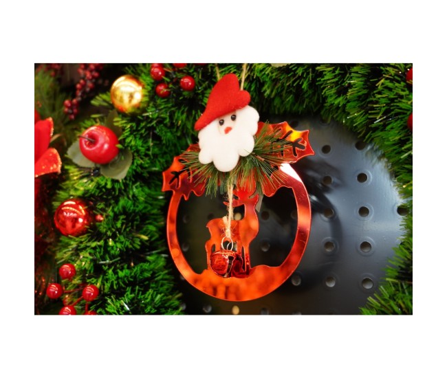 Ornament brad, Flippy, Ren cu clopotei, Rosu, Lucios, 15*20CM, Acril, Interior/ Exterior Ornament brad, Flippy, Ren cu clopotei, Rosu, Lucios, 15*20CM, Acril, Interior/ Exterior