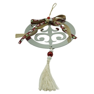 Ornament brad, Flippy, Rotund, Argintiu, Lucios, 14*26CM, Acril, Interior/ Exterior Ornament brad, Flippy, Rotund, Argintiu, Lucios, 14*26CM, Acril, Interior/ Exterior