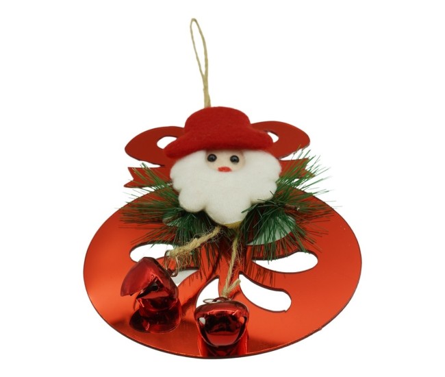 Ornament brad, Flippy, Rotund cu clopotei, Rosu, Lucios, 15*20CM, Acril, Interior/ Exterior Ornament brad, Flippy, Rotund cu clopotei, Rosu, Lucios, 15*20CM, Acril, Interior/ Exterior