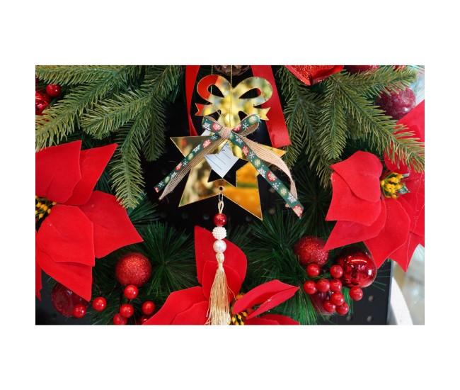 Ornament brad, Flippy, Stea, Auriu, Lucios, 15*26CM, Acril, Interior/ Exterior Ornament brad, Flippy, Stea, Auriu, Lucios, 15*26CM, Acril, Interior/ Exterior