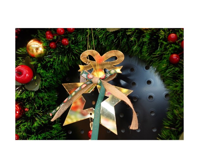 Ornament brad, Flippy, Stea, Auriu, Lucios, 15*26CM, Acril, Interior/ Exterior Ornament brad, Flippy, Stea, Auriu, Lucios, 15*26CM, Acril, Interior/ Exterior