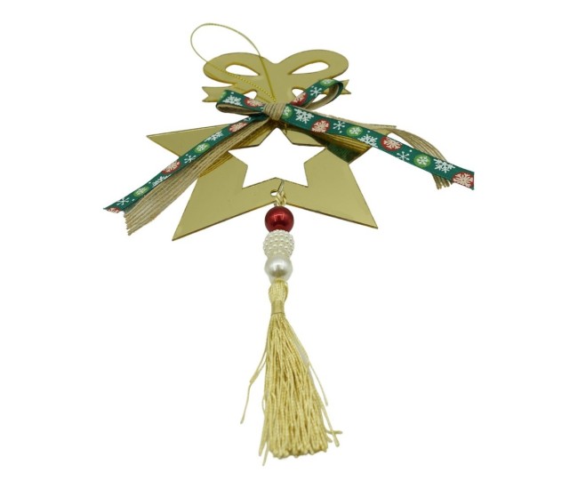 Ornament brad, Flippy, Stea, Auriu, Lucios, 15*26CM, Acril, Interior/ Exterior Ornament brad, Flippy, Stea, Auriu, Lucios, 15*26CM, Acril, Interior/ Exterior