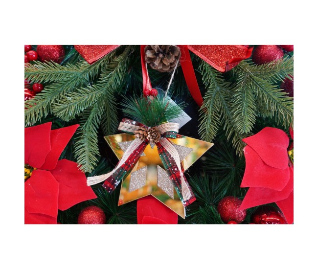 Ornament brad, Flippy, Stea, Auriu, Lucios, 17*17CM, Acril, Interior/ Exterior Ornament brad, Flippy, Stea, Auriu, Lucios, 17*17CM, Acril, Interior/ Exterior