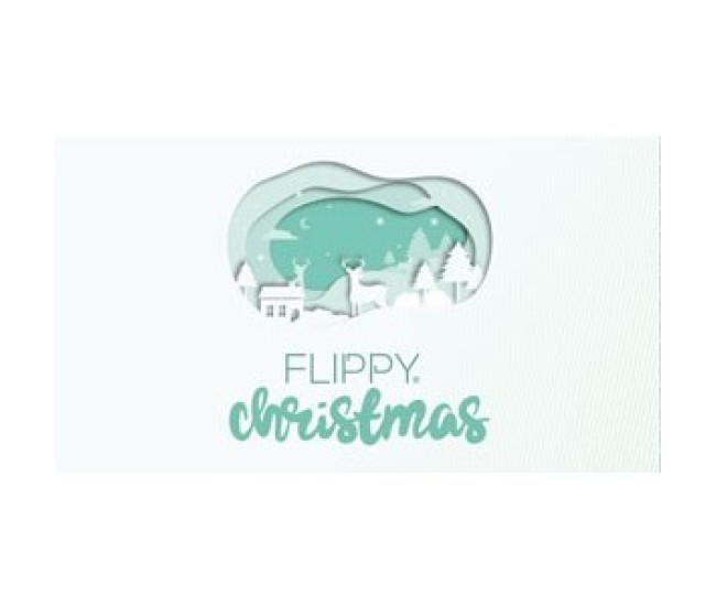 Ornament de Craciun spiridus, Flippy, gri/rosu, textil, 19 cm