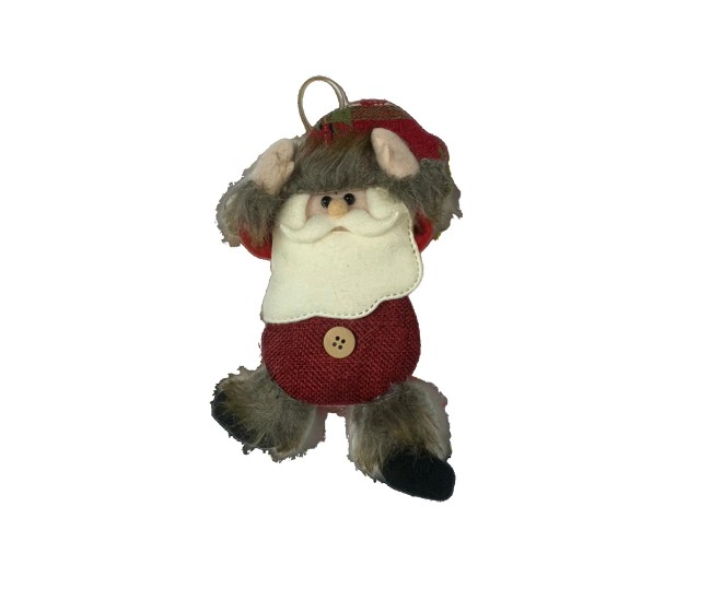 Figurina de Craciun, Flippy, pentru Brad, Tip Mosa Craciun, 5 x 7 cm, Multicolor