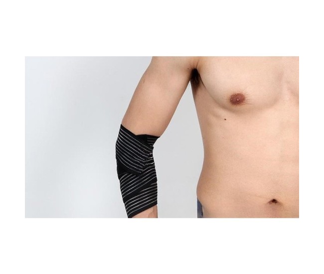 Orteza Elastica, Flippy, Pentru Picior/Mana, cu Prindere Velcro, 7.5 x 180 cm, din Nailon, Negru Orteza Elastica, Flippy, Pentru Picior/Mana, cu Prindere Velcro, 7.5 x 180 cm, din Nailon, Negru