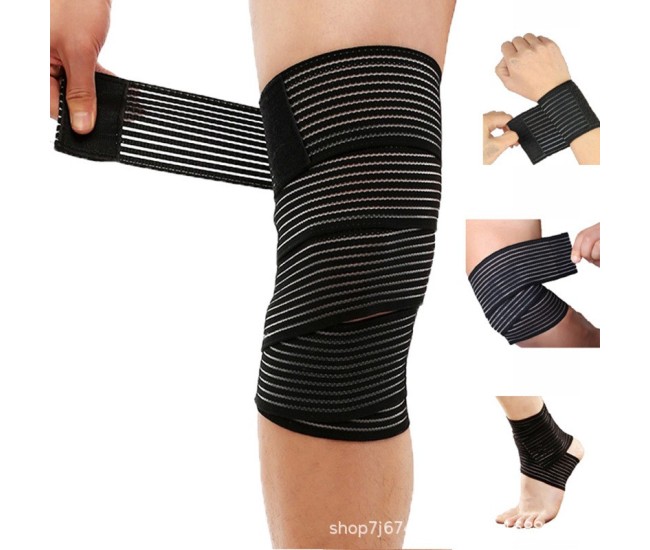 Orteza Elastica, Flippy, Pentru Picior/Mana, cu Prindere Velcro, 7.5 x 180 cm, din Nailon, Negru Orteza Elastica, Flippy, Pentru Picior/Mana, cu Prindere Velcro, 7.5 x 180 cm, din Nailon, Negru