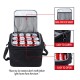 Organizator Auto pentru Portbagaj, Flippy, Model Pliabil, din Panza, cu Geanta Termoizolanta Detasabila, 3 Compartimente, Curele Ajustabile, 90 x 35 x 30 cm, Negru