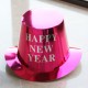Palarie Happy New Year pentru Revelion, Flippy, Palarie Festiva de Anul Nou, Palarie Magica din Hartie, 29 x 25 x 15.5 cm, Colorata Sclipitor Roz Palarie Happy New Year pentru Revelion, Flippy, Palarie Festiva de Anul Nou, Palarie Magica din Hartie, 29 x 25 x 15.5 cm, Colorata Sclipitor Roz
