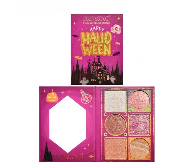 Paleta Iluminatoare, Flippy, 6 Nuante, Halloween, Culori Calde, Dreptunghiulara, 160g, Valabilitate 24 Luni, 17.4x11.5x1.3 cm, Varianta A, Nude-Rose Paleta Iluminatoare, Flippy, 6 Nuante, Halloween, Culori Calde, Dreptunghiulara, 160g, Valabilitate 24 Luni, 17.4x11.5x1.3 cm, Varianta A, Nude-Rose