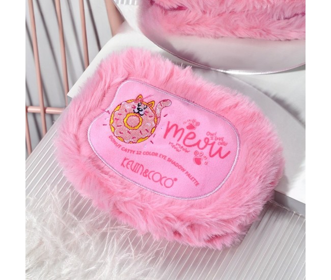 Paleta de Machiaj, KEVIN & COCO, Pink Fuzzy Fard de Pleoape,12 culori, 15 x 10.5 x 3 cm Paleta de Machiaj, KEVIN & COCO, Pink Fuzzy Fard de Pleoape,12 culori, 15 x 10.5 x 3 cm
