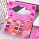 Paleta de Machiaj, KEVIN & COCO, Cherry Blossom. Fard de Pleoape, 19 culori, 19.2 x 12.8 x 1.4 cm Paleta de Machiaj, KEVIN & COCO, Cherry Blossom. Fard de Pleoape, 19 culori, 19.2 x 12.8 x 1.4 cm