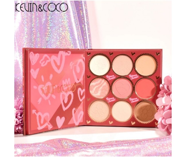 Paleta de Farduri Kevin&Coco, 59 culori, Stil Carte, 3 Straturi, Pudra Compacta, Clasic, Fara Sulfati, 14.2 x 14.2 x 2.3 cm, 80 g, multicolor Paleta de Farduri Kevin&Coco, 59 culori, Stil Carte, 3 Straturi, Pudra Compacta, Clasic, Fara Sulfati, 14.2 x 14.2 x 2.3 cm, 80 g, multicolor