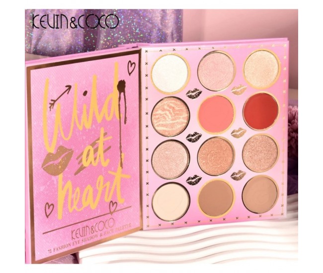 Paleta de Farduri Kevin&Coco, 72 culori, Stil Carte, 3 Straturi, Pudra Compacta, Clasic, Fara Sulfati, 14 x 14 cm, 80 g, multicolor Paleta de Farduri Kevin&Coco, 72 culori, Stil Carte, 3 Straturi, Pudra Compacta, Clasic, Fara Sulfati, 14 x 14 cm, 80 g, multicolor