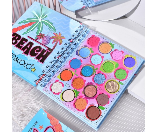 Palete de Machiaj, KEVIN & COCO, Colour Fruit Party, Fard de Pleoape, 20 culori, 15.3 x 17.4 x 1.2 cm Palete de Machiaj, KEVIN & COCO, Colour Fruit Party, Fard de Pleoape, 20 culori, 15.3 x 17.4 x 1.2 cm