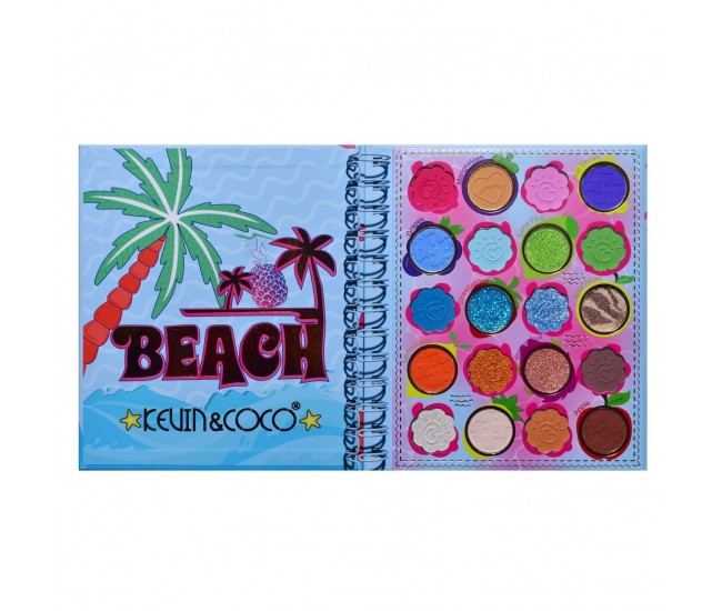 Palete de Machiaj, KEVIN & COCO, Colour Fruit Party, Fard de Pleoape, 20 culori, 15.3 x 17.4 x 1.2 cm Palete de Machiaj, KEVIN & COCO, Colour Fruit Party, Fard de Pleoape, 20 culori, 15.3 x 17.4 x 1.2 cm