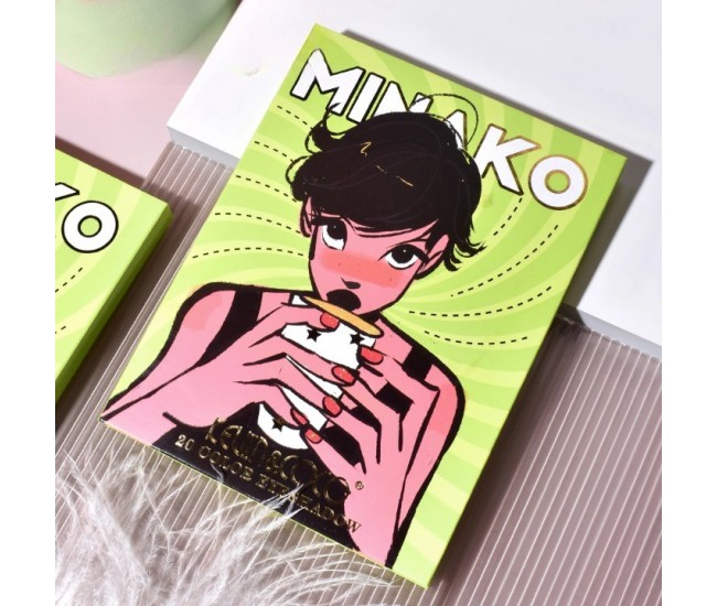Paleta de Machiaj, KEVIN&COCO, 20 Culori Green Girl, Fard de Pleoape si Blush, Verde Paleta de Machiaj, KEVIN&COCO, 20 Culori Green Girl, Fard de Pleoape si Blush, Verde