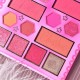 Paleta de Machiaj, KEVIN&COCO, 20 Culori Pink Girl, Fard de Pleoape si Blush, Roz Paleta de Machiaj, KEVIN&COCO, 20 Culori Pink Girl, Fard de Pleoape si Blush, Roz