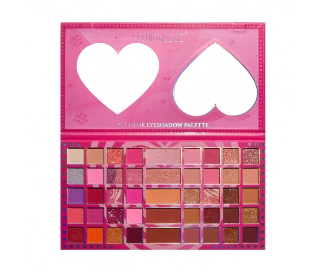Palete de Machiaj, KEVIN & COCO, Love Crush, Fard de Pleoape, 45 culori, 30.3 x 16.5 cm Palete de Machiaj, KEVIN & COCO, Love Crush, Fard de Pleoape, 45 culori, 30.3 x 16.5 cm