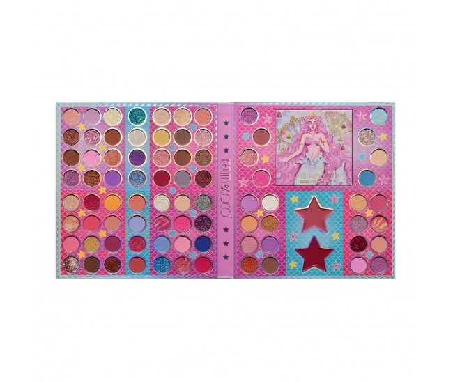 Trusa de Machiaj, KEVIN & COCO, Mermaids, 86 culori, 23.5 x 25 x 2.1 cm Trusa de Machiaj, KEVIN & COCO, Mermaids, 86 culori, 23.5 x 25 x 2.1 cm