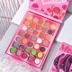 Trusa de Machiaj, KEVIN & COCO, Mean Girl Rose, Fard de Pleoape, Iluminator, Blush Cremos, 97 culori, 21 x 15.7 x 2.4 cm Trusa de Machiaj, KEVIN & COCO, Mean Girl Rose, Fard de Pleoape, Iluminator, Blush Cremos, 97 culori, 21 x 15.7 x 2.4 cm