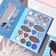 Paleta de Machiaj, KEVIN&COCO, 20 Culori Blue Girl, Fard de Pleoape si Blush, Albastru Paleta de Machiaj, KEVIN&COCO, 20 Culori Blue Girl, Fard de Pleoape si Blush, Albastru