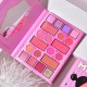 Paleta de Machiaj, KEVIN&COCO, 20 Culori Pink Girl, Fard de Pleoape si Blush, Roz Paleta de Machiaj, KEVIN&COCO, 20 Culori Pink Girl, Fard de Pleoape si Blush, Roz