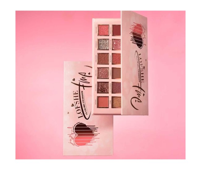 Paleta de Machiaj, Lofshe, 18 Farduri de Pleoape, Mate si Sidefate, Multicolor