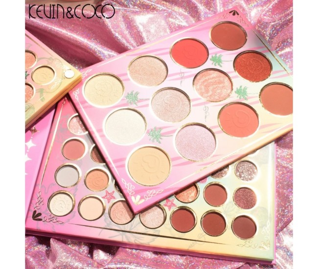 Paleta farduri Kevin&Coco, 117 culori, 4 straturi, rotativa, iluminator si blush inclus, dreptunghiulara, 112g, 20.8 x 15.5 x 2.1 cm, multicolor Paleta farduri Kevin&Coco, 117 culori, 4 straturi, rotativa, iluminator si blush inclus, dreptunghiulara, 112g, 20.8 x 15.5 x 2.1 cm, multicolor