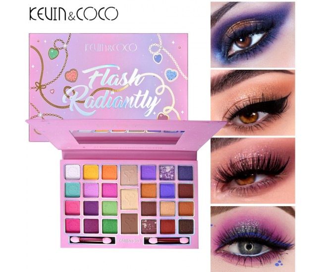 Paleta Farduri ochi Kevin&Coco 27 culori Paleta Farduri ochi Kevin&Coco 27 culori