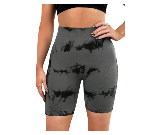 Pantaloni de Fitness/Yoga, Flippy, pentru Femei, Material Elastic, Spandex, Gri, Marime L