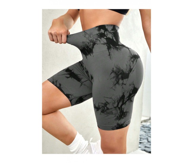 Pantaloni de Fitness/Yoga, Flippy, pentru Femei, Material Elastic, Spandex, Gri, Marime M