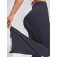 Pantaloni Sport de Dama, Flippy, pentru Yoga, Talie Inalta, Evazati, Tricotati, Albastru Marin, Marime L
