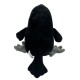 Papusa de Mana pentru Teatru de Papusi, Flippy, din Plus, 30 cm, Model Pasare, Alb/Negru Papusa de Mana pentru Teatru de Papusi, Flippy, din Plus, 30 cm, Model Pasare, Alb/Negru