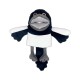 Papusa de Mana pentru Teatru de Papusi, Flippy, din Plus, 30 cm, Model Pasare, Alb/Negru Papusa de Mana pentru Teatru de Papusi, Flippy, din Plus, 30 cm, Model Pasare, Alb/Negru