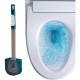 Perie de Toaleta, Flippy, cu Recipient pentru Detergent, din Plastic+TPR, Montare fara Perforare, 40 x 9 cm, Verde Perie de Toaleta, Flippy, cu Recipient pentru Detergent, din Plastic+TPR, Montare fara Perforare, 40 x 9 cm, Verde