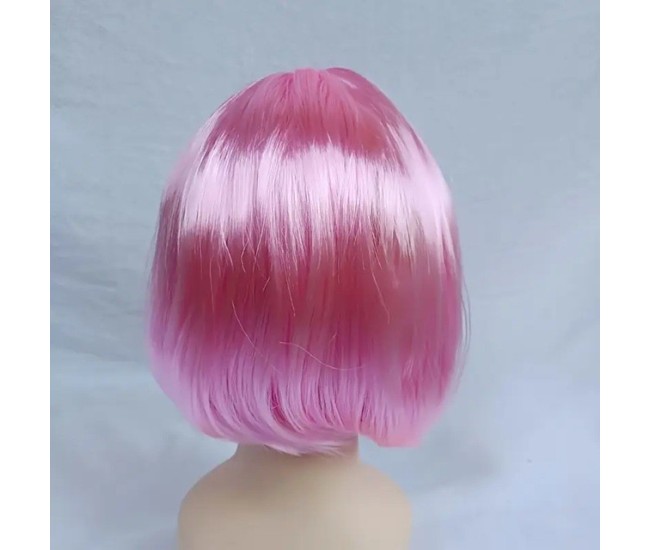 Peruca Cosplay, Flippy, Tunsoare Bob cu Breton, pentru Carnaval, Halloween, Petreceri Tematice, din PET, Marime Universala, Roz Deschis Peruca Cosplay, Flippy, Tunsoare Bob cu Breton, pentru Carnaval, Halloween, Petreceri Tematice, din PET, Marime Universala, Roz Deschis