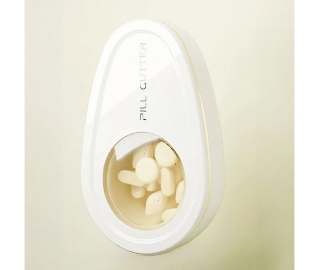 Cutie Taiat Pastile si Depozitare Medicamente, Flippy, Alba, 8x5x2.65 cm, Compacta si Portabila, Ideala Pentru Calatorii Cutie Taiat Pastile si Depozitare Medicamente, Flippy, Alba, 8x5x2.65 cm, Compacta si Portabila, Ideala Pentru Calatorii
