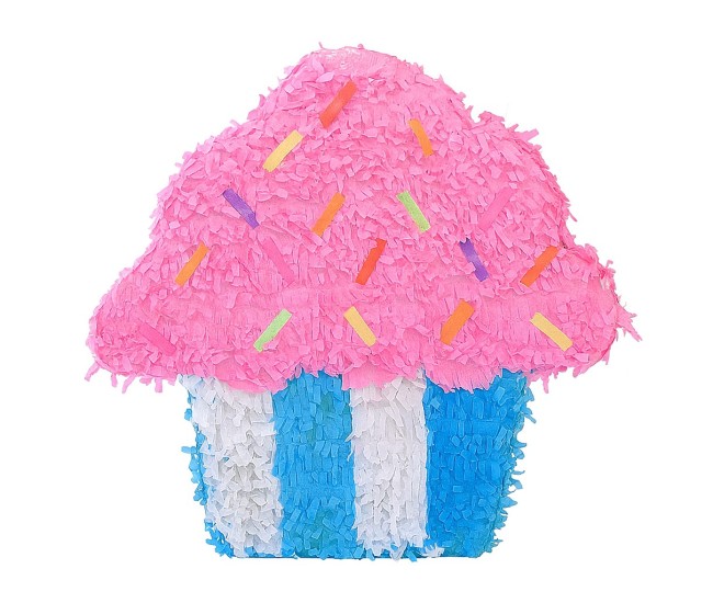 Pinata Briosa CupCake pentru Petrecere, Flippy, din Hartie Creponata si Carton, Pinata pentru Petreceri, 45 x 35 x 10 cm, Roz Pinata Briosa CupCake pentru Petrecere, Flippy, din Hartie Creponata si Carton, Pinata pentru Petreceri, 45 x 35 x 10 cm, Roz