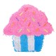 Pinata Briosa CupCake pentru Petrecere, Flippy, din Hartie Creponata si Carton, Pinata pentru Petreceri, 45 x 35 x 10 cm, Roz Pinata Briosa CupCake pentru Petrecere, Flippy, din Hartie Creponata si Carton, Pinata pentru Petreceri, 45 x 35 x 10 cm, Roz