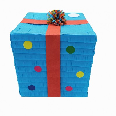 Pinata Cutie Cadou pentru Petrecere, Flippy, din Hartie si Carton, Pinata pentru Petreceri, 25 x 23 x 23 cm, Albastru deschis Pinata Cutie Cadou pentru Petrecere, Flippy, din Hartie si Carton, Pinata pentru Petreceri, 25 x 23 x 23 cm, Albastru deschis