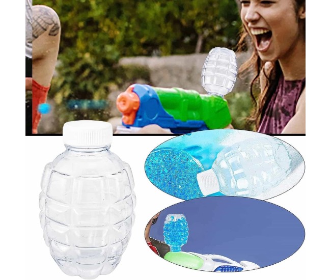 Munitie, Flippy, 20.000 Bile Gel pentru pistoale de jucarie Gel Blaster, Sticla Ananas 10.5x6.5 mm, Albastru Munitie, Flippy, 20.000 Bile Gel pentru pistoale de jucarie Gel Blaster, Sticla Ananas 10.5x6.5 mm, Albastru