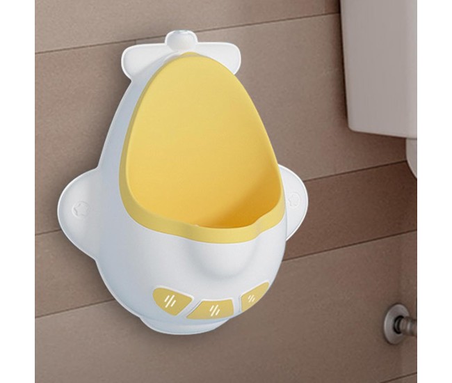 Pisoar pentru Baieti, Flippy, 0-8 Ani, in Forma de Avion, Perie Inclusa, Montare pe Perete, Carlig Autoadeziv Inclus, 29 x 33.5 cm, Alb/Galben Pisoar pentru Baieti, Flippy, 0-8 Ani, in Forma de Avion, Perie Inclusa, Montare pe Perete, Carlig Autoadeziv Inclus, 29 x 33.5 cm, Alb/Galben