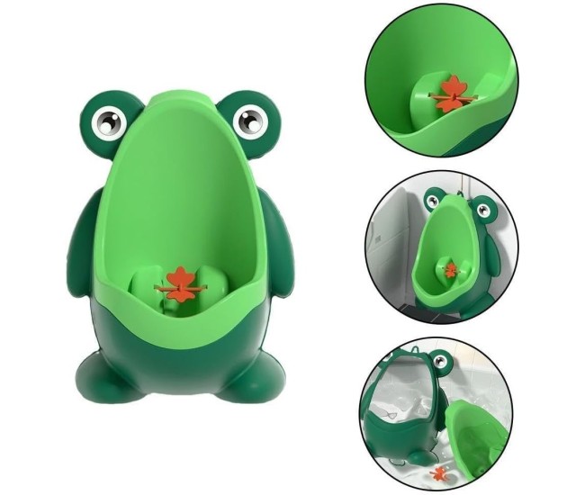 Pisoar pentru Baieti, Flippy, 0-8 Ani, in Forma de Broasca, Perie Inclusa, Montare pe Perete, Carlig Autoadeziv Inclus, 29 x 22.5 cm, Verde Pisoar pentru Baieti, Flippy, 0-8 Ani, in Forma de Broasca, Perie Inclusa, Montare pe Perete, Carlig Autoadeziv Inclus, 29 x 22.5 cm, Verde