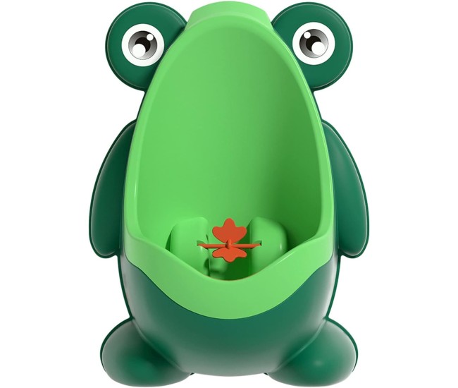Pisoar pentru Baieti, Flippy, 0-8 Ani, in Forma de Broasca, Perie Inclusa, Montare pe Perete, Carlig Autoadeziv Inclus, 29 x 22.5 cm, Verde Pisoar pentru Baieti, Flippy, 0-8 Ani, in Forma de Broasca, Perie Inclusa, Montare pe Perete, Carlig Autoadeziv Inclus, 29 x 22.5 cm, Verde