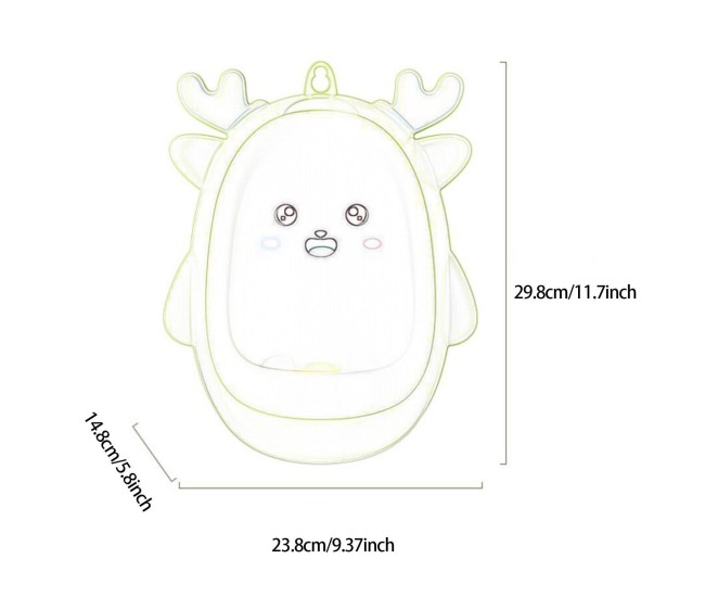 Pisoar pentru Baieti, Flippy, 0-8 Ani, in Forma de Cerb, Perie Inclusa, Montare pe Perete, Carlig Autoadeziv Inclus, 29.8 x 23.8 cm, Galben Pisoar pentru Baieti, Flippy, 0-8 Ani, in Forma de Cerb, Perie Inclusa, Montare pe Perete, Carlig Autoadeziv Inclus, 29.8 x 23.8 cm, Galben