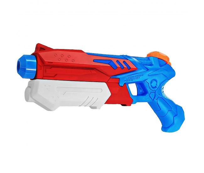 Pistol cu Apa pentru Copii, Rezervor, Pentru Piscina/Plaja, Flippy, 6ani+, Albastru deschis/Rosu, 300ML Pistol cu Apa pentru Copii, Rezervor, Pentru Piscina/Plaja, Flippy, 6ani+, Albastru deschis/Rosu, 300ML