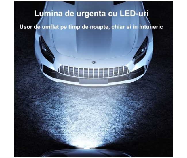 Pompa de Aer Wireless, Flippy, Portabila, 150 PSI, Pentru Anvelope si Mingi, Baterie 2000 mAh, Afisaj Digital, 12.7 x 8.5 cm, Negru Pompa de Aer Wireless, Flippy, Portabila, 150 PSI, Pentru Anvelope si Mingi, Baterie 2000 mAh, Afisaj Digital, 12.7 x 8.5 cm, Negru