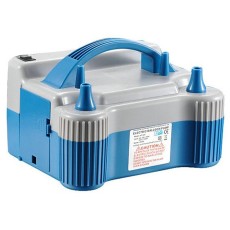 Pompa Electrica de Umflat Baloane, Flippy, cu Doua Iesiri, 220V, Putere 700W, Accesorii petrecere, Albastru-Gri